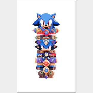 sonic totem Posters and Art